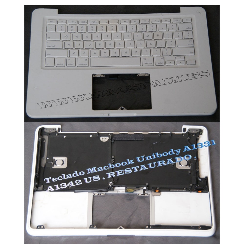 Teclado Macbook Unibody A1331 RESTAURADO 100%