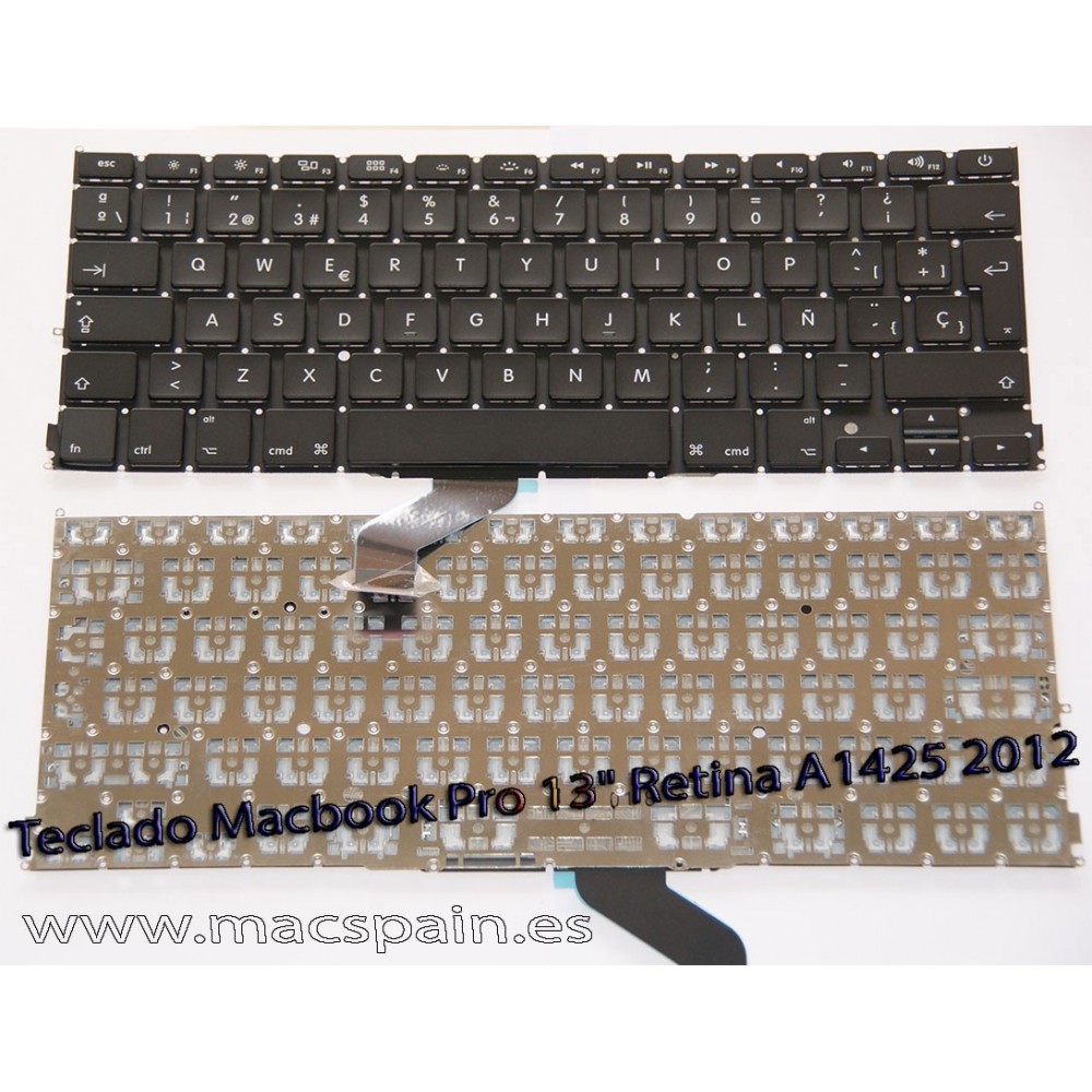 Teclado Macbook Pro 13" Retina A1425 2012 ES