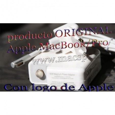 Cargador ORIGINAL MacBook Pro 60W Magsafe 1 A1181