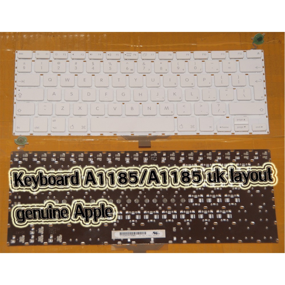 Teclado para MacBook 13" 13.3" KEYBOARD A1181 A1185 Version Uk